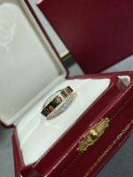 [Eternal Jewelry]LOVE PINK GOLD SILVER DIAMOND DOUBLE RING - Image 8