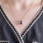 [Eternal Jewelry]ZERO 1 DIAMOND CERAMIC NECKLACE - Image 2