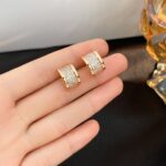 [Eternal Jewelry]ZERO 1 DIAMOND PAVED EARRINGS - Image 3