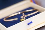 [Eternal Jewelry]IDYLLE PINK GOLD OPEN BRACELET DIAMOND PAVED - Image 3