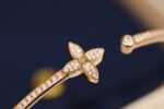 [Eternal Jewelry]IDYLLE PINK GOLD OPEN BRACELET DIAMOND PAVED - Image 7