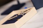 [Eternal Jewelry]IDYLLE GOLD OPEN BRACELET DIAMOND PAVED - Image 2
