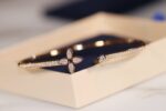 [Eternal Jewelry]IDYLLE GOLD OPEN BRACELET DIAMOND PAVED - Image 4