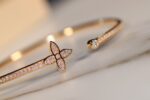 [Eternal Jewelry]IDYLLE GOLD OPEN BRACELET DIAMOND PAVED - Image 6