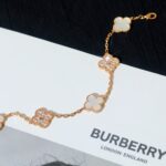 [Eternal Jewelry]CLOVER BRACELET 5 MOTIF WHITE MOP DIAMOND - Image 10