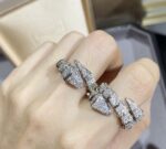 [Eternal Jewelry]SERPENTI LARGE RING SILVER DIAMOND PAVED - Image 3