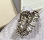 [Eternal Jewelry]SERPENTI LARGE RING SILVER DIAMOND PAVED - Image 4