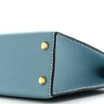 Epsom Mini Kelly Sellier 20 New Blue Jean - Image 9