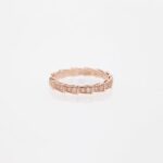 [Eternal Jewelry]SERPENTI RING PINK GOLD DIAMOND PAVED 3MM - Image 2