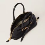 Aventure Nappa Leather Handbag Black - Image 5