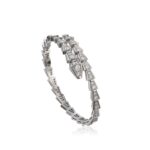 [Eternal Jewelry]SERPENTI BRACELET 6MM SILVER DIAMOND - Image 2