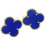 [Eternal Jewelry]CLOVER MINI 9.5MM TURQUOISE EARRINGS - Image 2