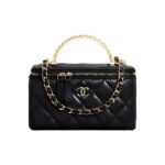 CHANEL 24S BOX WITH ACRYLIC TOP HANDLE