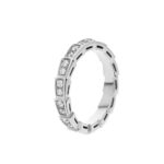 [Eternal Jewelry]SERPENTI RING SILVER DIAMOND PAVED 3MM - Image 2