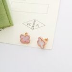 [Eternal Jewelry]Clover Mini Pink Earrings - Image 5
