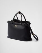 Prada Buckle Medium Leather Double-Belted Handbag - Image 2