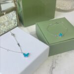 [Eternal Jewelry]BUTTERFLY TURQUOISE BUTTERFLY BRACELET SILVER - Image 7
