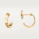 [Eternal Jewelry]LOVE EARRINGS 2.65MM PINK GOLD - Image 2
