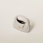 Wander Matelassé Soft Lamb Nappa Small Crescent Moon Bag - Image 3