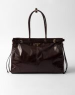 Prada Bonnie Oversized Leather Handbag