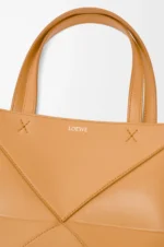 Mini Puzzle Fold tote in shiny calfskin - Image 4