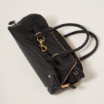 Aventure Nappa Large Leather Handbag Black - Image 5