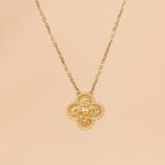[Eternal Jewelry]CLOVER 15MM  BRONZING NECKLACE - Image 2