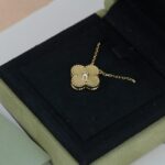 [Eternal Jewelry]CLOVER 15MM DIAMOND GOLD MOTHER OF PEARL NECKLACE - Image 4