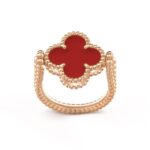 [Eternal Jewelry]CLOVER RIVERSIBLE PINK GOLD RING - Image 2