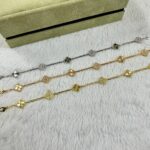[Eternal Jewelry]CLOVER 6 MOTIF DIAMOND LASER BRACELET - Image 5