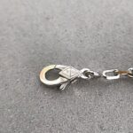 [Eternal Jewelry]CLOVER 5 MOTIF ONYXS DIAMOND BRACELET SILVER - Image 8