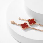 [Eternal Jewelry]CLOVER 10 MOTIFS CARNELIAN NECKLACE - Image 17