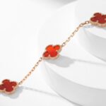 [Eternal Jewelry]CLOVER 10 MOTIFS CARNELIAN NECKLACE - Image 18