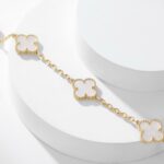 [Eternal Jewelry]CLOVER 10 MOTIFS WHITE MOTHER OF PEARL NECKLACE - Image 7