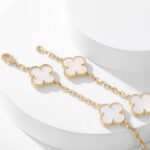 [Eternal Jewelry]CLOVER 10 MOTIFS WHITE MOTHER OF PEARL NECKLACE - Image 8