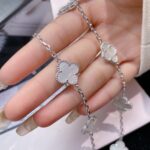 [Eternal Jewelry]CLOVER 10 MOTIFS WHITE MOTHER OF PEARL NECKLACE - Image 17