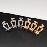 [Eternal Jewelry]FORCE LARGE HORSESHOE HALF DIAMOND BRACELET ROSE GOLD - Image 15