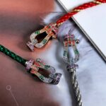 [Eternal Jewelry]FORCE LARGE HORSESHOE  COLORED DIAMOND BRACELET ROSE GOLD - Image 15