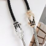 [Eternal Jewelry]FORCE LARGE HORSESHOE BLACK WHITE DIAMOND BRACELET SILVER - Image 18