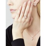[Eternal Jewelry]CLOVER 15MM DIAMOND SINGLE FLOWER NECKLACE - Image 9