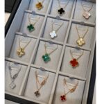 [Eternal Jewelry]CLOVER 15MM BLACK ONYX SINGLE FLOWER NECKLACE - Image 12
