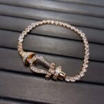 [Eternal Jewelry]FORCE  HORSESHOE  DIAMOND TENNIS BRACELET - Image 6