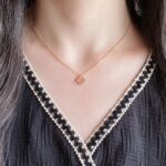 [Eternal Jewelry]CLOVER 15MM PINK MOTHER-OF-PEARL SINGLE FLOWER NECKLACE - Image 5