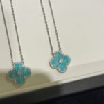 [Eternal Jewelry]CLOVER 15MM DIAMOND SVRES PORCELAIN  NECKLACE SILVER - Image 7