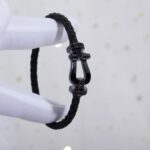 [Eternal Jewelry]FORCE LARGE SERIES HORSESHOE BLACK SAMURAI BRACELET - Image 5