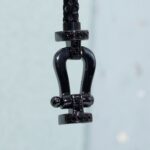 [Eternal Jewelry]FORCE LARGE SERIES HORSESHOE BLACK SAMURAI BRACELET - Image 9
