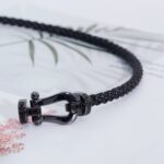 [Eternal Jewelry]FORCE LARGE SERIES HORSESHOE BLACK SAMURAI BRACELET - Image 10