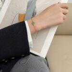 [Eternal Jewelry]CLOVER BRACELET MALACHITE 1 MOTIF - Image 11