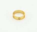 [Eternal Jewelry]LOVE RING 4MM 1 DIAMOND GOLD - Image 2