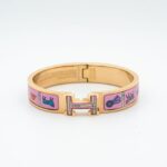 [Eternal Jewelry]H PINK GOLD BRACELET PINK CERAMIC - Image 2